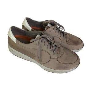 Rockport TruStride Blucher Women's Sneakers Taupe‎ Leather Lace-Up Comfort 11-W